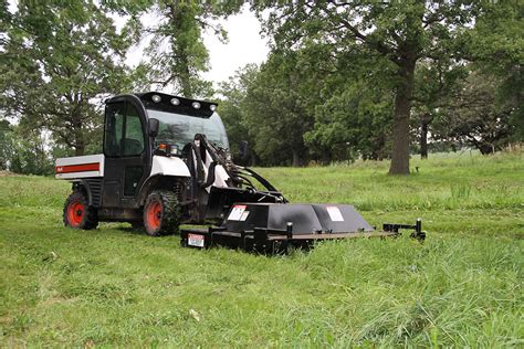 skid steer brush mower attachment|mowing attachment for skid steer.